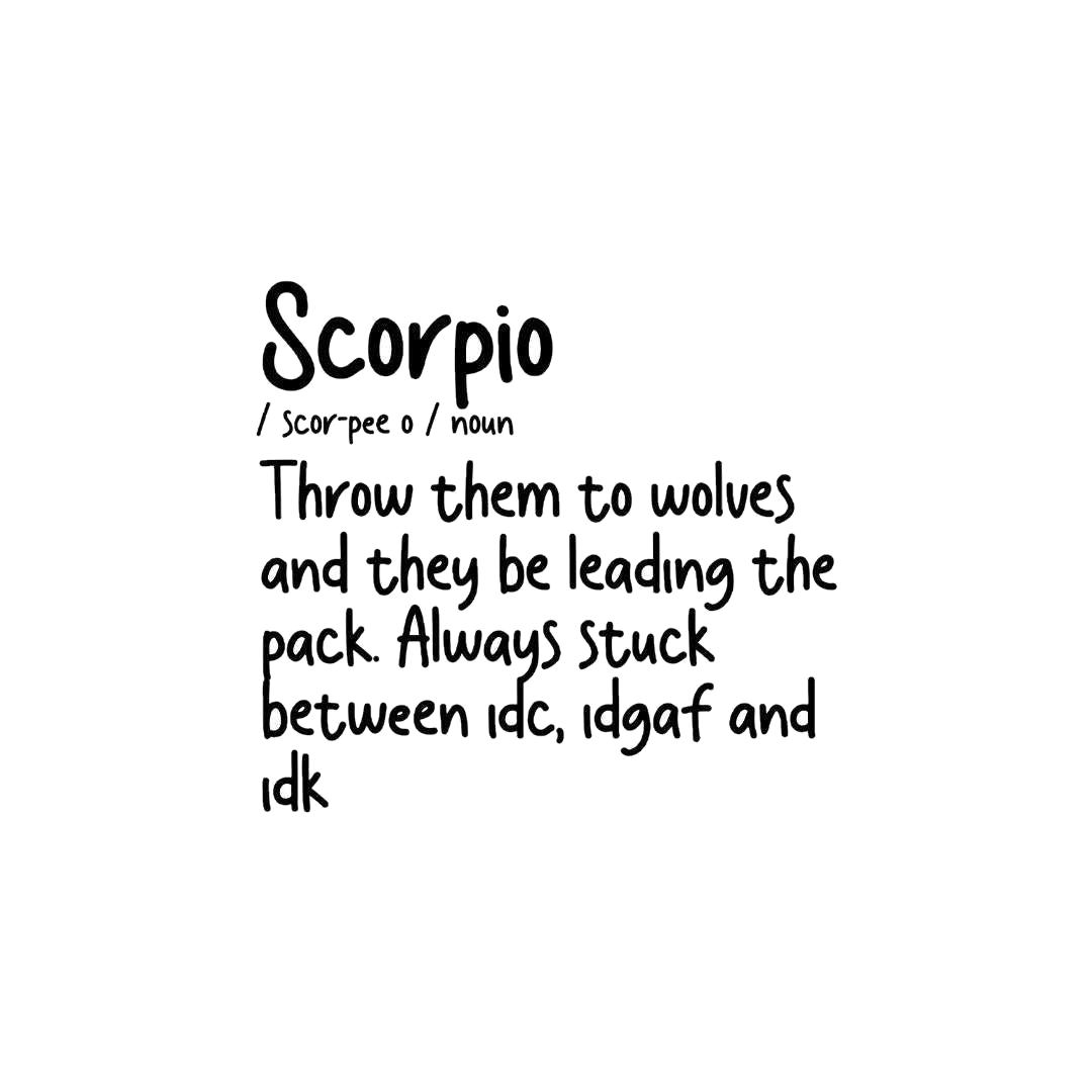 Scorpio Sticker